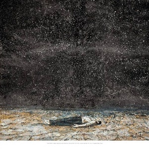 Póster de la exposición "Las Órdenes de la Noche", 70 x 60 cm, Museo Anselm Kiefer
