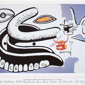 Warhol Basquiat Boxing Poster, Jean-michel Basquiat, Brutus
