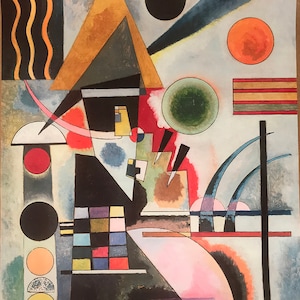 Wassily Kandinsky、、画集画、額装付 Composition 8. 1923 by Wassily Kandinsky: Fine art print