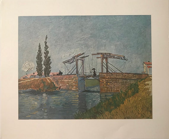 Vintage Van Gogh The Drawbridge Art Print Vintage Van Gogh The Drawbridge Art Print