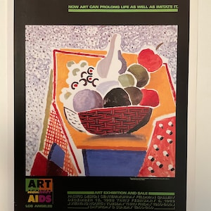 David Hockney Genuine Lithographic Mini Poster 14x10 inches Exhibition Poster