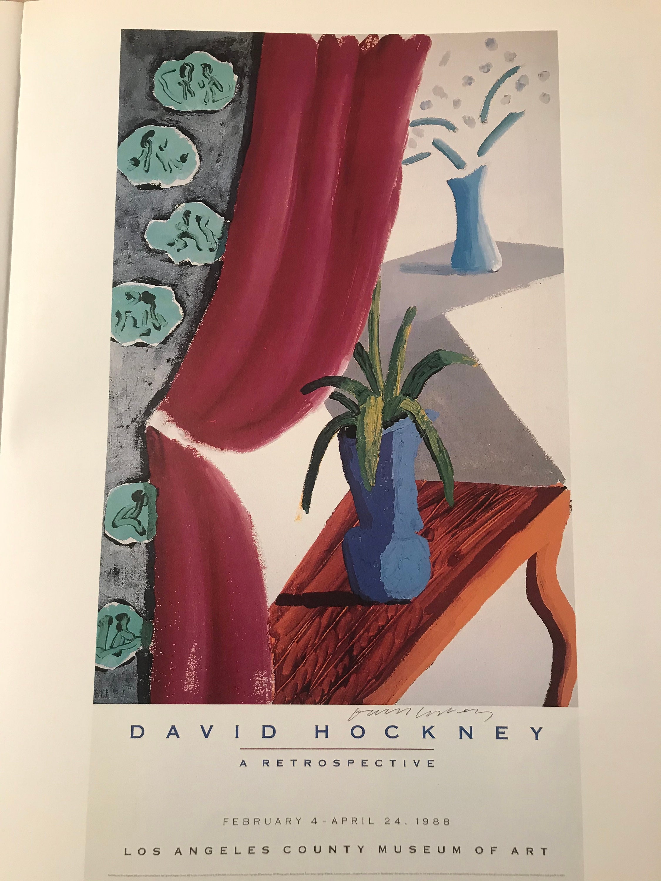 デイヴィッド・ホックニー (ビンテージ・ポスター) デイヴィッド・ホックニー【David Hockney】ポスター | アトリエ