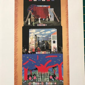 David Hockney Gallery Exposición Mini Póster 14x10 pulgadas Póster de Exposición Original Offset Litografía Hockney Póster