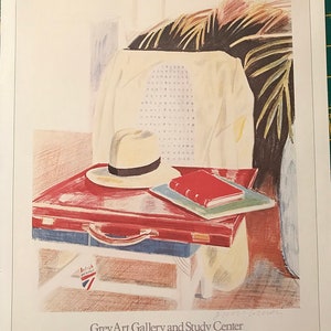 David Hockney Genuine Lithographic Mini Poster 14x10 inches Exhibition Poster