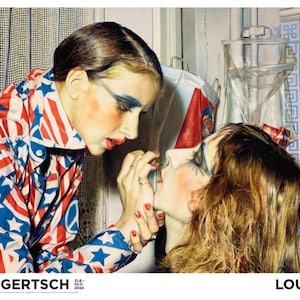 Póster de la exposición de la galería original de Frank Gertsch Marina Schminkt Luciano
