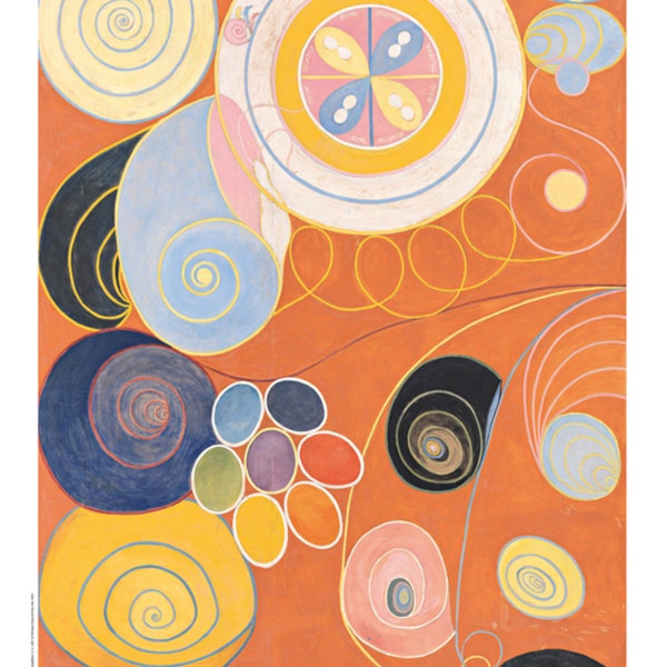 Hilma Af Klint Original Museum Gallery Exhibition Poster 100x70cm large wall art print