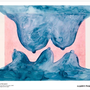 Affiche originale d'exposition de galerie Louise Bourgeois Affiche murale d'art de musée 50 x 70 cm