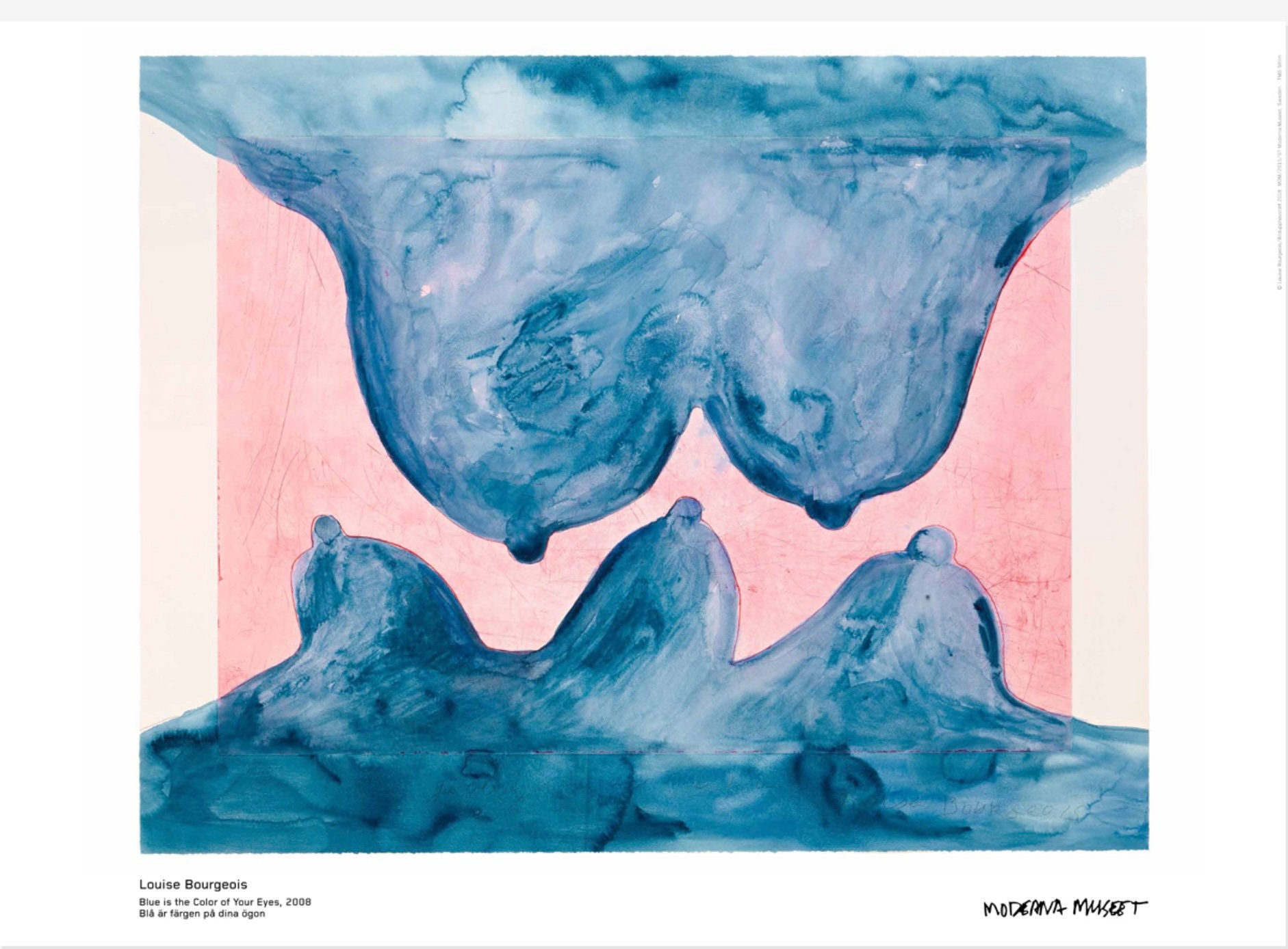 Louise Bourgeois Original Gallery Exhibition Poster Museum Art Wall Poster 50x70cm
