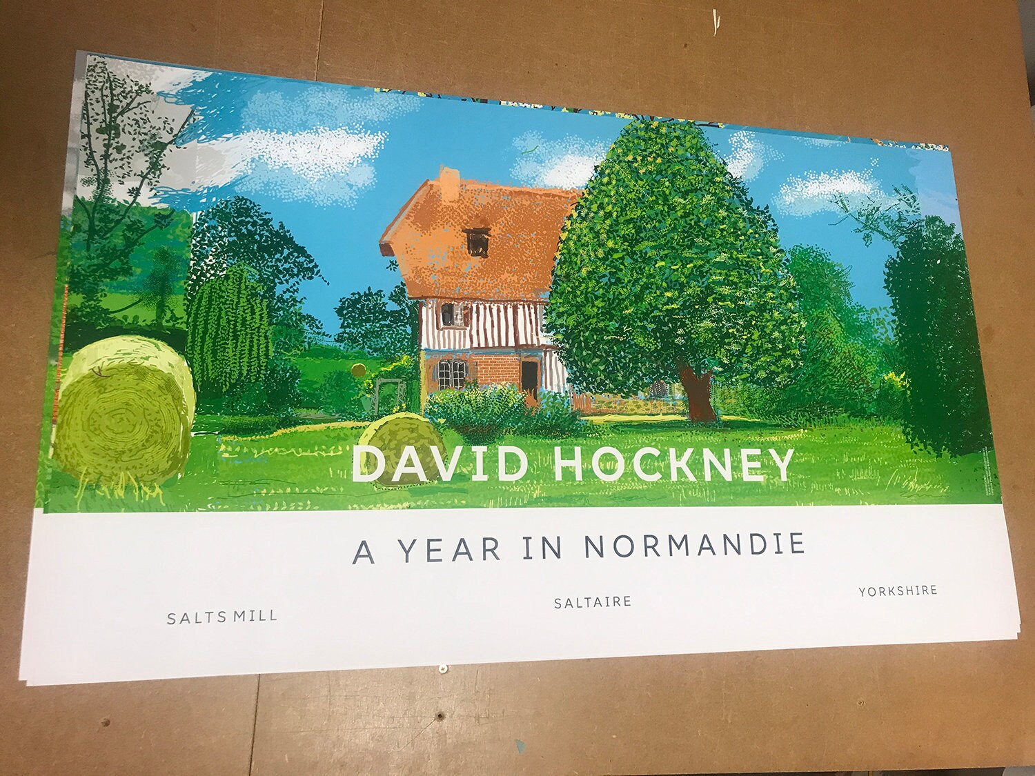 デイヴィッド・ホックニー展 ポスター Hockneyノルマンディーの12か月 デイヴィッド・ホックニー展 ポスター Hockneyノルマンディーの12か月