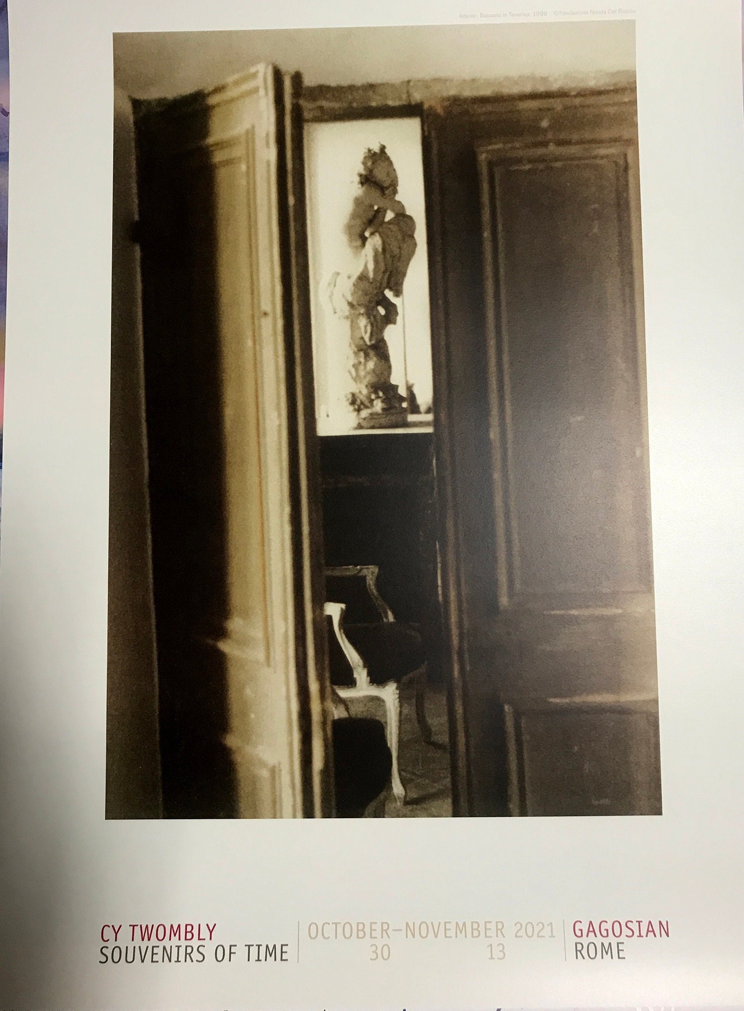 Vintage】Cy Twombly ポスター GAGOSIAN ROME（Cy Twombly
