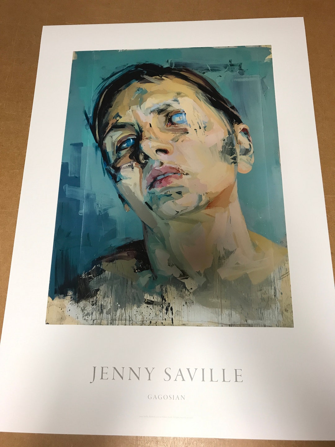 アートポスター ジェニー・サヴィル エキシビジョンポスター Jenny Saville Original Gallery Exhibition Poster Stunning
