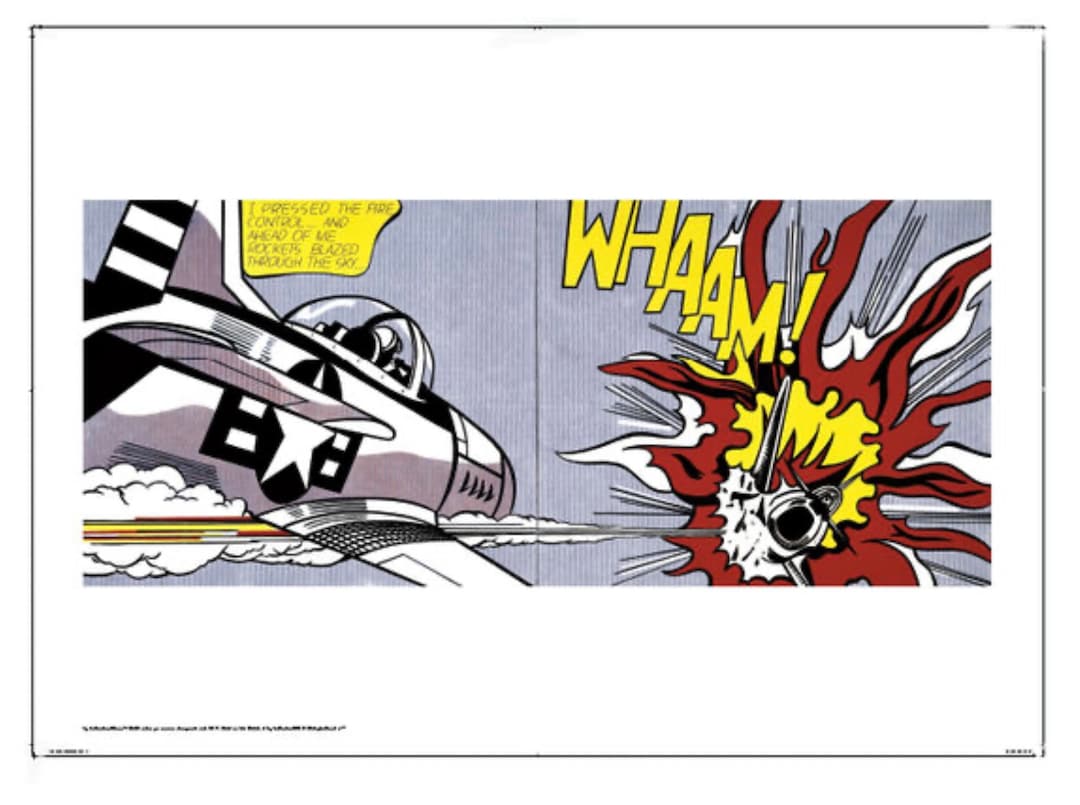 ロイ・リヒテンシュタイン Whaam!、オリジナルギャラリー美術館