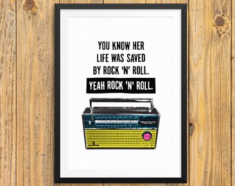 The Velvet Underground - Lámina artística / Póster - Lou Reed - Andy Warhol - Arte pop - Nueva York - Radio