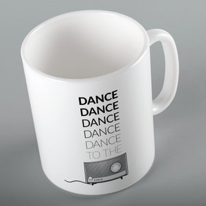 Joy Division Transmission Coffee Mug New Order Ian Curtis Manchester Factory Records Typography Modern image 2