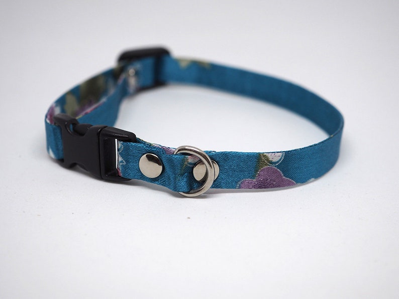 Japanese Style Kimono Cat Collar Cat Collar Personalized Dog Etsy