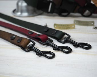 Dog Leash, Leather Dog Leash, Dog Leash Leather, Strong Leather Dog Leash, dog lead, Black Hardware Dog leash, Leather leash,