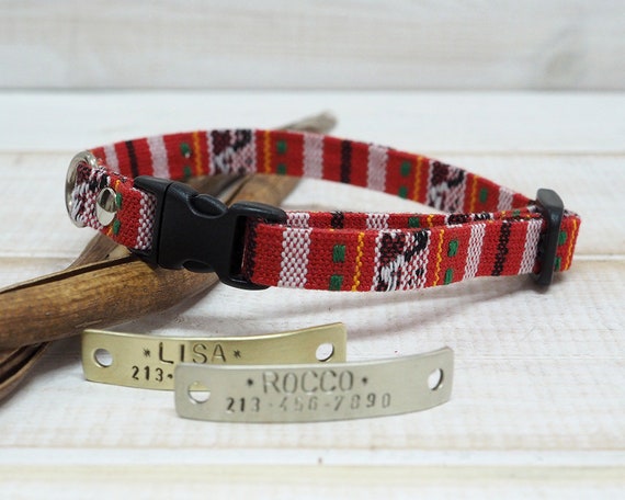 Etsy personalized cat collar 2025