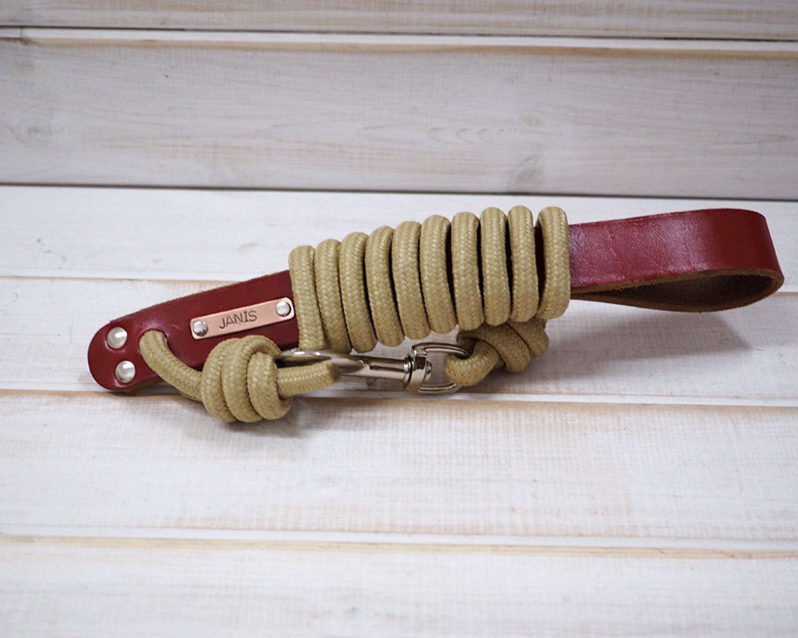 Personalized Leather Dog Leash Black Leather Leash Leather Etsy