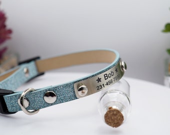 Cat Collar, Breakaway Collar, Dog Collar, Strass Webbing, Personalized Collar, Personalized Cat Collar, Cat Collar Personalized, Cat Id Tag