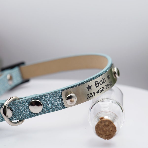 Cat Collar, Breakaway Collar, Dog Collar, Strass Webbing, Personalized Collar, Personalized Cat Collar, Cat Collar Personalized, Cat Id Tag