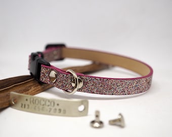 Dog Collars, Cat Collar, Breakaway Collar, Strass Webbing, Personalized Collar, Personalized Cat Collar, Cat Collar Personalized, Dog Name