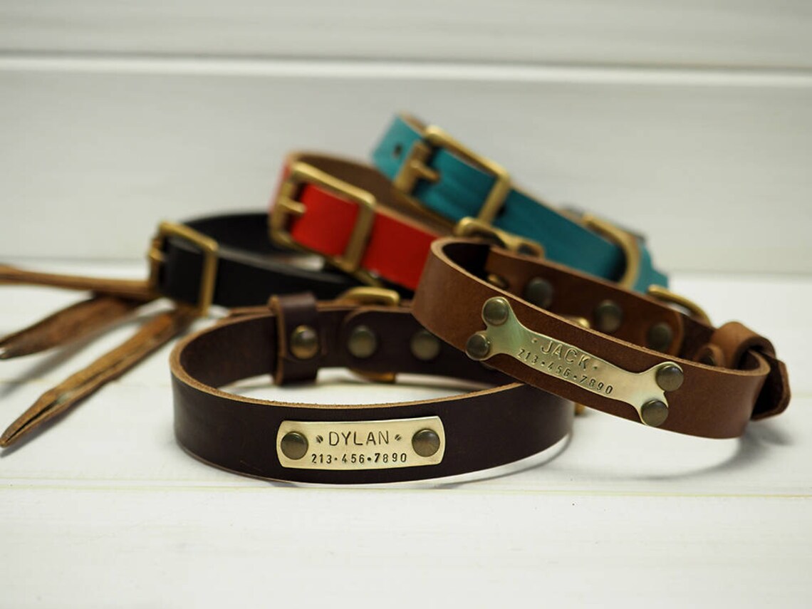 Dog Collar Handmade Collar Personalized Dog Collar Dog Etsy
