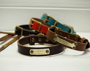 Dog Collar, Handmade collar,  Personalized Dog Collar, Dog Collar Leather, Leather Collar, Leather Dog Collar, Dog Collar Personalized
