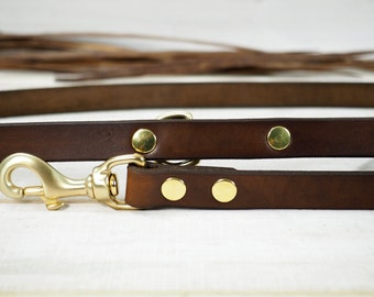 Dog Leash, Leather Dog Leash, Dog Leash Leather,  Strong Leather Dog Leash, dog lead, Rustic Brown Leather leash, Rustic leather leash