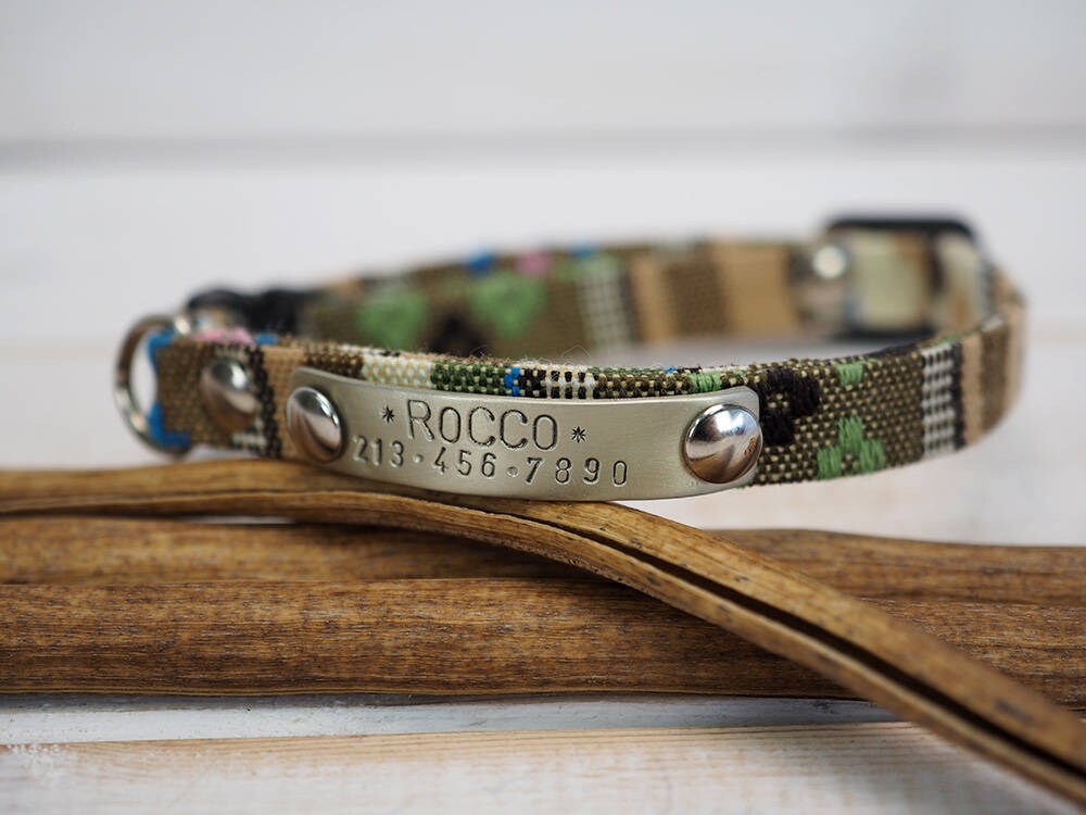 Cat Collar Dog Collar Vegan Collar Small Dog Collar Etsy