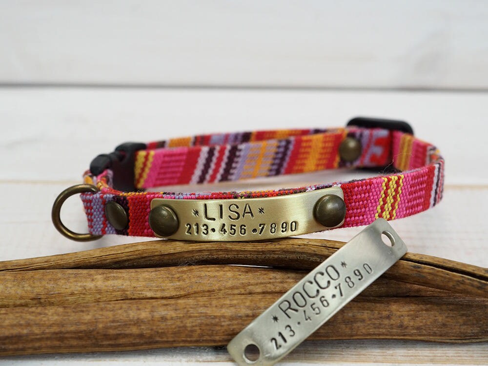 Cat Collar Dog Collar Vegan Collar Small Dog Collar Etsy