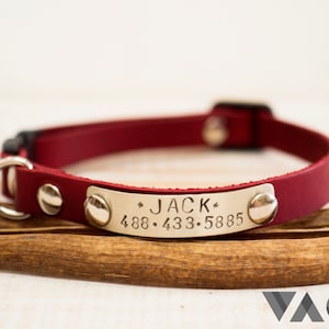 Collar de perro pequeño, Collar de ruptura, Collar de gato Breakaway, Collar de gato personalizado, Collar de perro personalizado, Regalo de mascota, Collar de gato, Collar de perro
