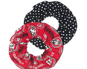 Gomas para el pelo y pulseras de los St. Cloud State Huskies, paquete de 2, hechas a mano en EE. UU.