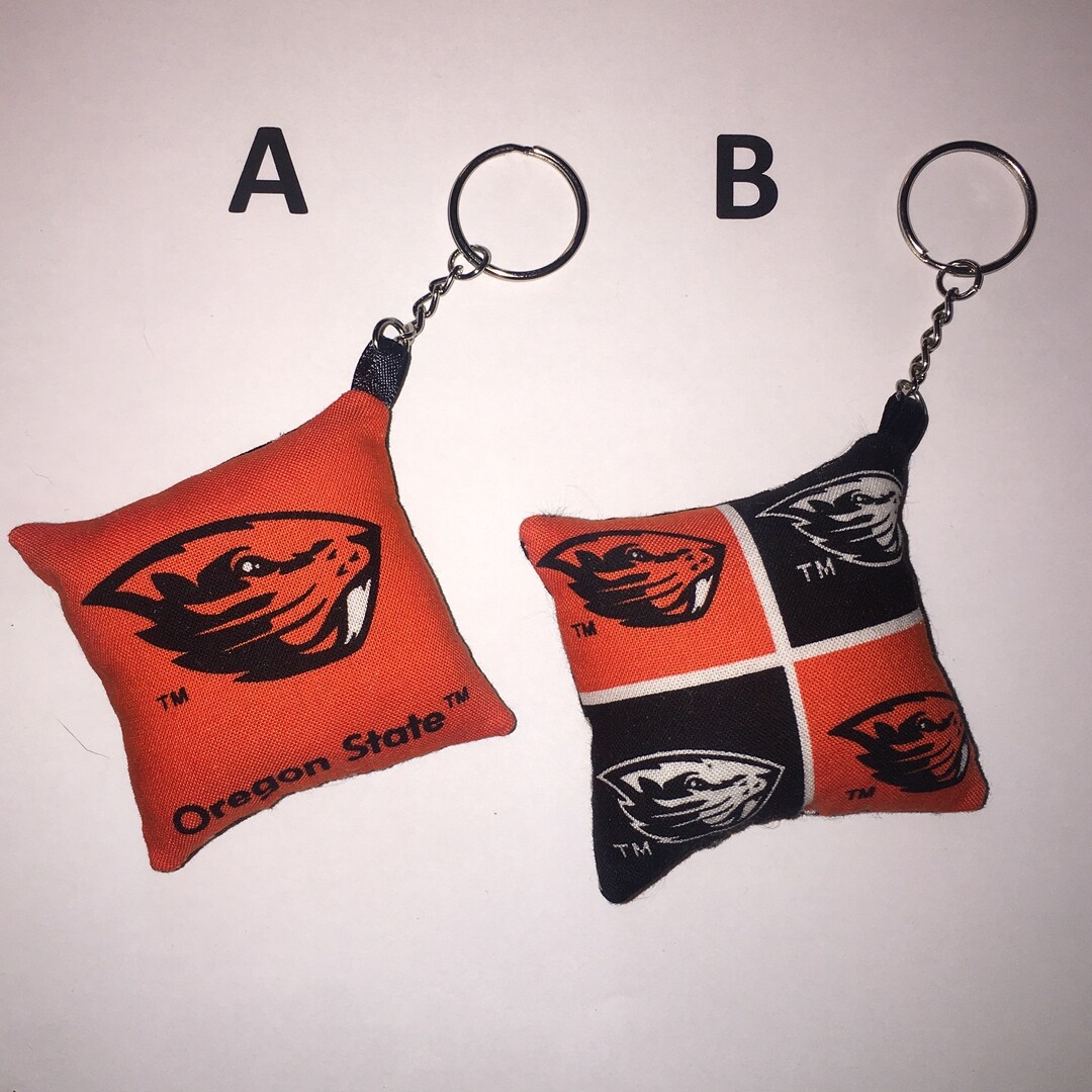 NCAA Oregon State Beavers Deluxe Wristlet Keychain - Sparkle Team Key Ring With Logo, 6.5 Inches - View #4