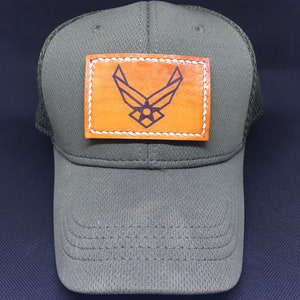 US Air Force logo leather morale patch