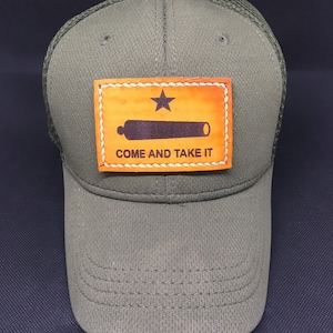 Gonzales Flag leather morale patch
