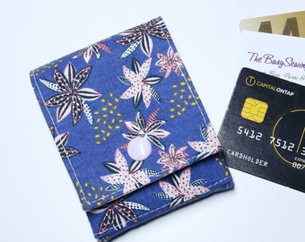 Blue Card Pouch, Credit Card, Loyalty Card, Business Card Storage