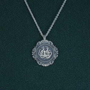 Kleine Oktopus-Halskette, Cthulhu, Lovecraft, Jules Verne, Fantasiegeist, Welt der Fantasie, 925er Silber, französische Handwerkskunst