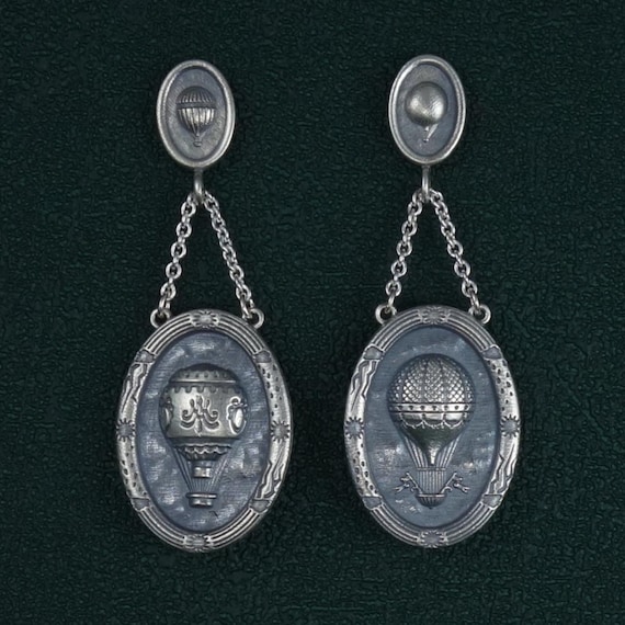 Orecchini Pendenti In Argento 925 Personalizzabili – Monogramma Ovale, Incisi, Regalo Perfetto
