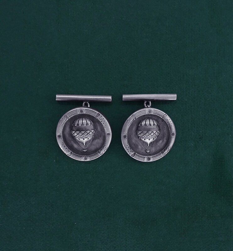 Air Balloon Cufflinks Jules Verne Jewelry Sterling Silver Etsy