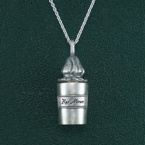 Openable vial pendant, poison pharmacopoeia jewelry, sterling silver | Creosote