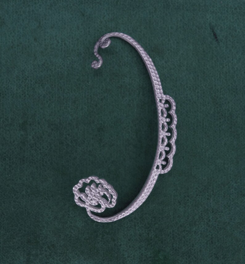 El Fasher Earcuff handcrafted in France in sterling silver