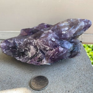Canadian Amethyst Crystal | Amethyst Specimen | Amethyst Crystals Mineral Specimen | Chevron Amethyst  | Natural Amethyst Point Thunder BaY