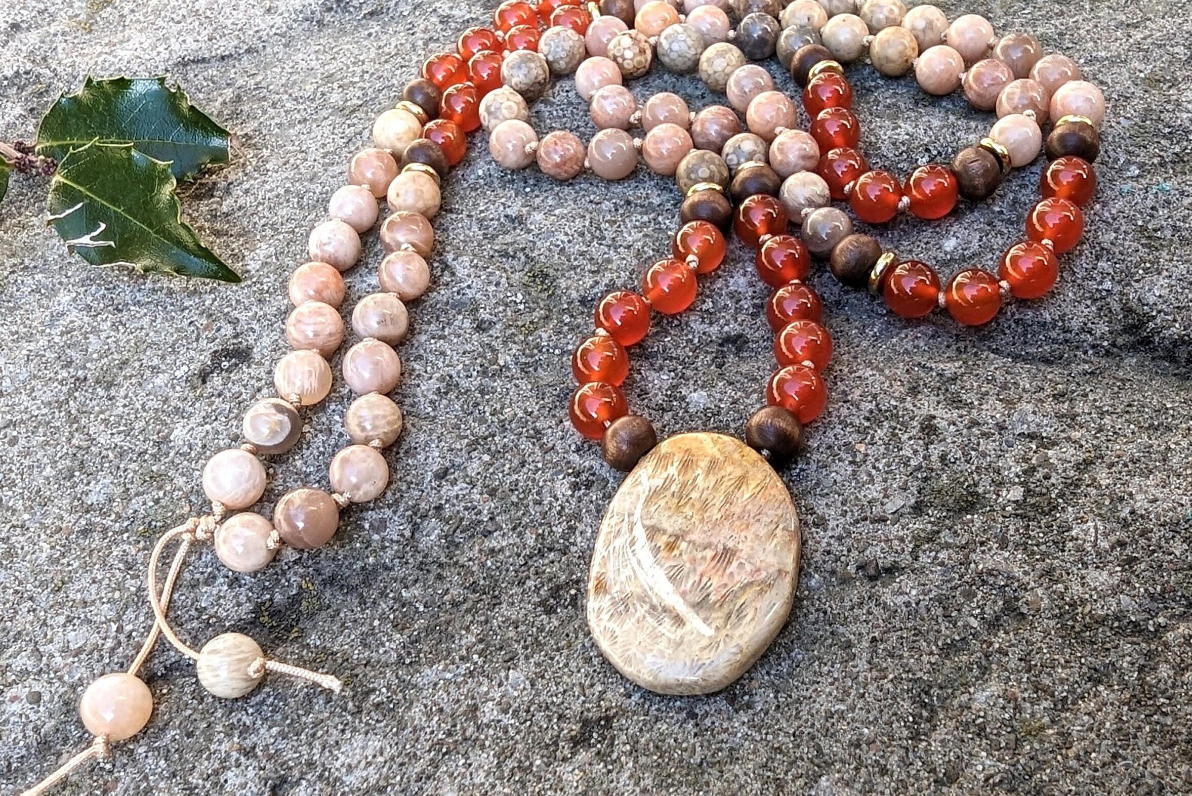 Meditation ball necklace deals