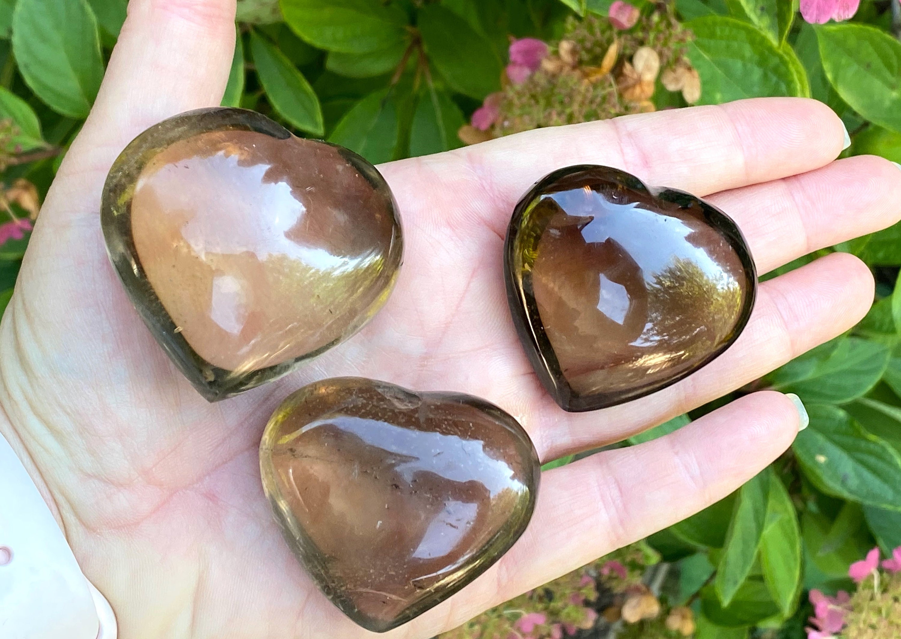 Natural Stone Hand Carved Heart Shaped, Heart Gemstones Crystal Carving,  Heart Healing Crystals, Mango Jasper Heart Cabochon, Wholesale Lot 