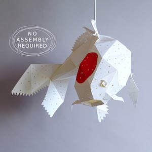 japanese lantern, Koi fish, Cool lamp, Japandi decor, Baby night Light, Noguchi lamp, Animal kingdom