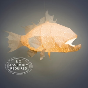 Origami Lighting - Lapu Lapu Origami Lamp, Unique Nursery & Bedroom Decor, Perfect Gift for Animal Lovers, Vasili Lights