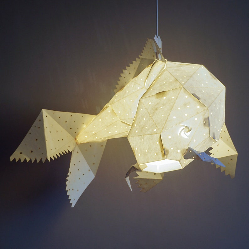 Cool Lamp, Koi Fish, Baby Night Light, Japandi Art, Hanging Lamp ...