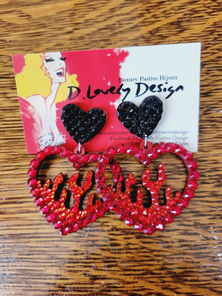 Quelle Nuit Star Pasties Nipple Tassels by D.lovely Pasties Design 