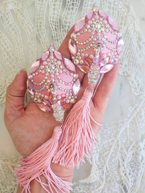 8 Sheet Rhinestone Pasties Glitter Pasties Breast Covers Crystal Tattoo