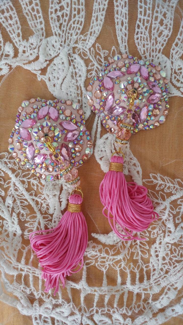 NEW C'est Magique Nipple tassels burlesque pasties by | Etsy